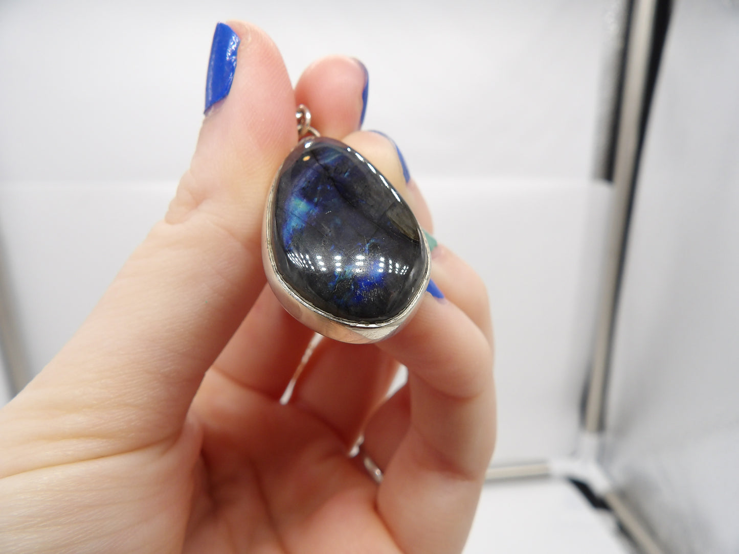 Spectrolite in Sterling Silver Pendant